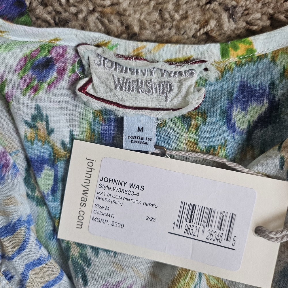 Johnny Was Multicolor Floral Maxi Dress NWT - Picture 9 of 10